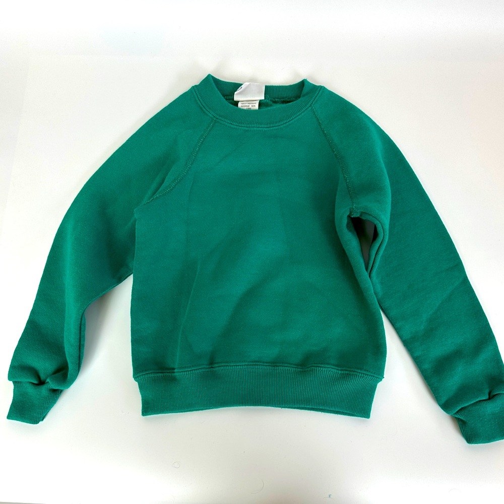 Cascade Sport Activewear Kids Toddler Crewneck‎ Unisex Sweatshirt Teal Green